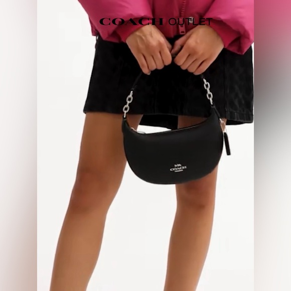 COACH Small Payton In Black Leather CN011 - Picture 11 of 11